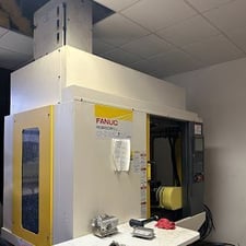 Fanuc #Robodrill-D21LiB5, CNC drill & tap, 21 ATC, 30" X, 15.5"Y, 13" Z, 24k RPM, #30, Fanuc 31i-B, Nikken