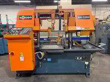 12.5" x 14.9" Cosen #AH-320H, Dual column Hydraulic Automatic Horizontal Band Saw, 2012