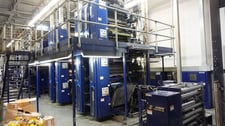 DGM #440, Web Offset Press System, 22.75" cutoff, 36" web, 3x tower, 2x folders, 2001