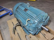125 HP 3575 RPM Toshiba #3J5125L1S058, AC Electric Motor, Frame 444TS, 575 volts, 112 amps, 3PH