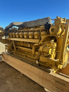 2100 BHP Caterpillar #3516C, 1600 RPM, Marine Propulsion Surplus Engine