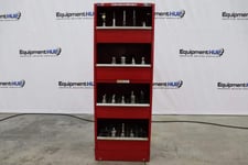 Caterpillar 50 assorted tool holders in Stor-Loc cabinet (38 available)