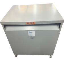 93 KVA 460 Delta Primary, 460Y/266 Secondary, Acme Transformer DTGB0934S