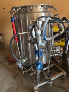 Precision Extraction Solutions - Jacketed Stainless Mixing Tank