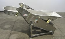 24" wide x 8' long, FMC Link-Belt #EL-2412/08X70, vibratory conveyor, 1 HP, 460 V., 1999