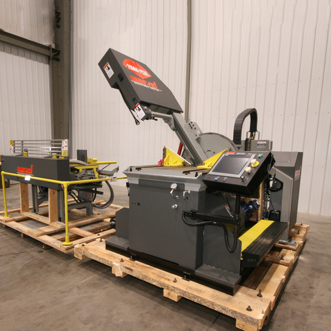 20" x 25" Marvel #2150A-PC3-60, vertical tilt frame saw, 17' 6" x 1.25" x .042" blade, new