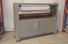 64" Lodi #LR-64-A, Pinch Roller, 7" coated steel rolls, 21 FPM, 150 psi, 110 V., 1PH