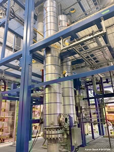 600 PSIG Gaumer Process Electric Heater, Stainless Steel, 10-1000&deg;F, 180 KW, 12" diameter x 164" L, 3/60/480