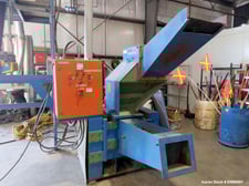 Herbold Granulator. 15.5" x 15.5" feed opening, 40 HP, 575 V., Control panel,