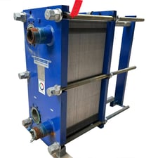 360-370 sq.ft., Mueller #AT25W, accu-therm semi-welded plate heat ex, 250 psi @ 200&deg;F, 800 GPM, 2010