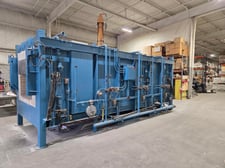 Armil C.F.S. Dewax Pusher Furnace 2003- Refurbished- includes conveyors, 30 trays, control panel, spare burner