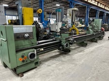 40" x 276" VDF #V800, engine lathe, 30" swing over cross slide, inch/metric, 4-jaw 28" chuck, 5-1/8" spindle