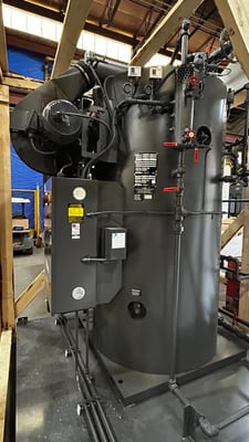 120 HP (2x60) Fulton Boiler Company #VSRT, with support skid, 2022
