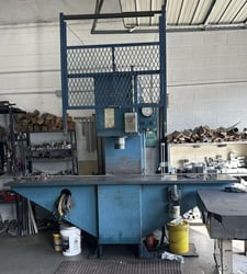 100 Ton, Advanced Hydraulics, hydraulic press, 6.25" x 22" piston, 119.5" x 24" x 1.5"table