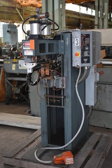 50 KVA H & H, resistance welders press type seam welder with Interlock 108 Microprocessor Control