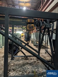 NBE #Super-Sack, Unloading Stand, 4000 hoist, auger discharge