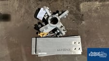 42" Turbine, Agitator Blade & Hub Set, 316 Stainless Steel, 4 blade, 3" bore, unused