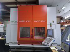 Matec #40HV-5-AX, CNC vertical machining center, 40 automatic tool changer, 78.7" X, 31.5" Y, 43.3" Z, 12000
