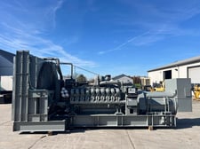 2800 KW MTU #20V-4000, diesel generator set, skid mounted, 480 Volts, Tier 2 pre-emission, 406 hours, 2008
