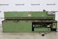 10 gauge x 12' Hydrapower #S01012, hydraulic shear, front operated power back gauge with digital positioning