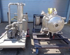 Cornell Versator #D-16, Stainless Steel deaerator / defoamer, 7.5 HP, 230/460 V., Reeves variable speed drive