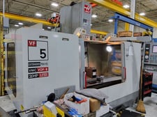 Haas #VF-5B/40XT, CNC vertical machining center, 60" X, 26" Y, 25" Z, 7500 RPM, 24 automatic tool changer