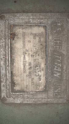 500 HP 710 RPM U.S. Motors, Frame 6809S, DPSB, 1.15 service factor, 4160 Volts