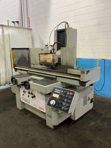 16" x 32" Okamoto #ACC-16-32DX, horizontal surface grinder, 12" x 1-1/2" x 5" wheel, 21" under wheel, 1990