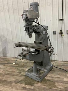 Bridgeport #Series-I, ram type vertical mill, 9" x42" table, 2 HP, R-8, vchrome knee ways, 1 shot lube