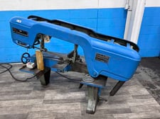 10" x 18" Johnson #KJ10, horizontal band saw, 11' 5" x 3/4" blade, roller blade guides, 1 HP