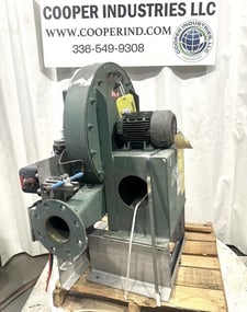 New York Blower, pressure blower size 1404, aluminum wheel, 2 HP New York Blower motor, 3470 RPM