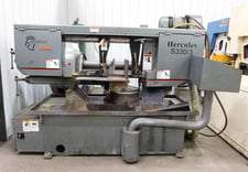 12" x 18" Marvel Spartan #Hercules-330/3, horizontal miter bandsaw, 13' 6" x 1" x .035" blade, 16" diameter