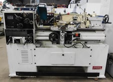 13" x 30" Clausing Metosa #C1330S, toolroom lathe, 8" chuck, 3 & 4 jaw, 1.5" hole, 75-2500 RPM, D1-5, 4"