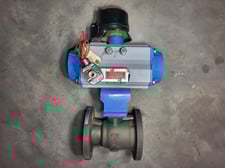 3" Jamesburry, Ball Valve w/Actuator & Solenoid Valve, Class 150 flanged, B16.34 ASME, WCB Carbon Steel