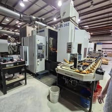 Liebherr #LCS-282, CNC generating style gear grinder for production utilizing plated wheel technology, 2002