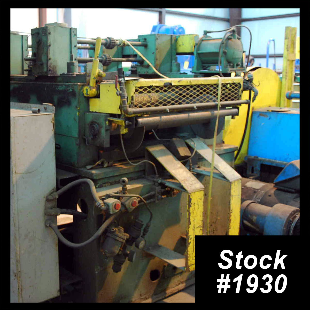 28" x .048" Dahlstrom #28-18-17, 8-over 7-work rolls, 10 HP, 8 over 7 work rolls, #1930