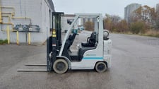 5000 lb. Unicarriers #MCP1F2A25LV, LPG forklift, 3 stage, side shift, 187" lift height, 2019