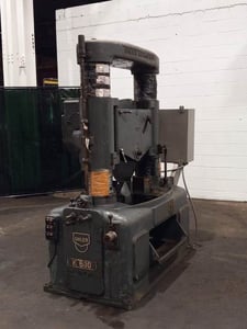 Ohler Remscher #630, dual column circular cold saw, adjustable speed, clamping, used