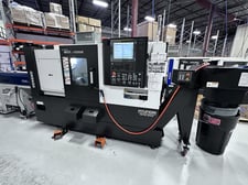 Hyundai WIA #SE2200LSY, CNC Lathe, 8.3" X, 4.3" Y, 22" Z, 11.8" turning diameter, 23.6" swing, 8" 3-jaw