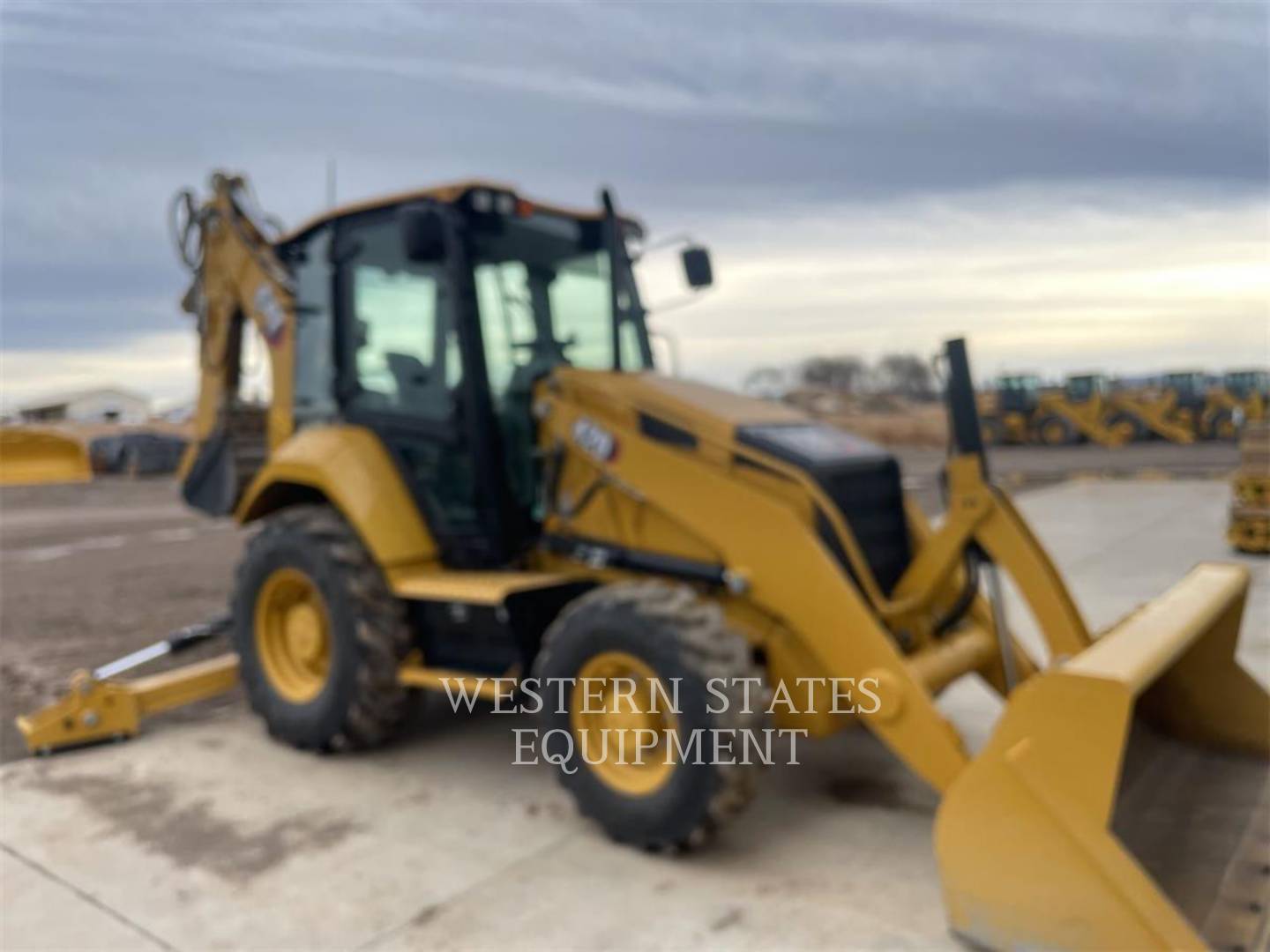 Cat 420, Backhoe Loader, 99 hours, S/N: H8T04758, 2024