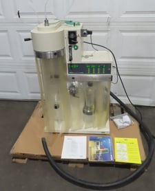 Buchi #B-290, mini spray dryer, glass chamber, glass cyclone, glass collectin pot, digital touch pad controls
