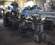 22" x 120" Meuser #M2L, Engine Lathe, 14.75" swing over cross slide, 32" swing thru gap, 15" 4-jaw chuck