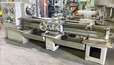 20" x 76" Sydney, 14" swing over carriage, 12" 3-jaw cam lock, 12" 4-jaw chuck, 2" spindle bore, 30-2000 RPM