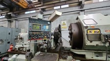59.06" x 532" Ikegai #ANC75, Hollow Spindle Lathe, 29" hole thru spindle, 37 KW, 5-300 RPM, 1992