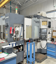 Okuma #MA-400HA, Horizontal Machining Center, 22" X, 24" Y, 24" Z, 15.75" overall Pallet, 20 HP, 8000 RPM, 60