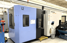 Daewoo Doosan #HP-5100, 4-Axis Horizontal Machining Center, 33.5" X, 27.6" Y, 29.5" Z, 19.7" overall Pallet