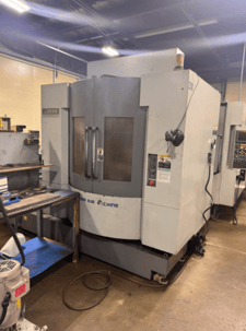 Hyundai Kia #HS-500, 4-Axis Horizontal Machining Center, 33.4" X, 27.5" Y, 29.5" Z, 19.68" overall Pallet