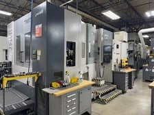 Okuma #MA-600HB, 4-Axis Horizontal Machining Center, 39.3" X, 35.4" Y, 39.3" Z, (2) 24.9 overall Pallets, 60