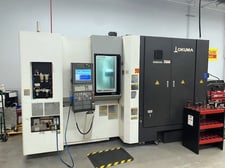 Okuma #MB-4000H, 4-Axis Horizontal Machining Center, 22" X, 22" Y, 24" Z, 15.7" overall Pallet, 35 HP, 15000