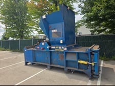Excel #EX63, horizontal baler, 60" L x 48" W x 30" H bale size, 50 HP, 2 minute 30 seconds cycle time